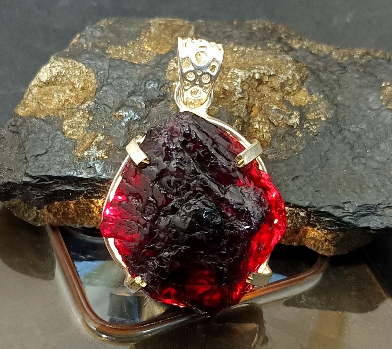 EGL Certified 113.05 Ct Natural PAINITE 925 Solid Silver Pendant LOOSE Gemstone