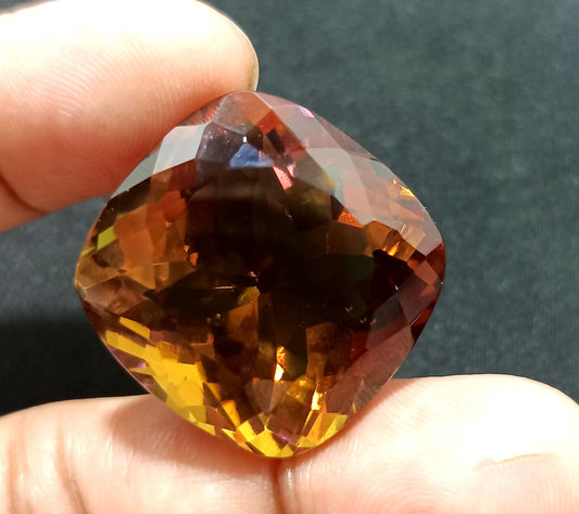 NATURAL Zultanite (7 Color-Change) Loose Certified GEMSTONE Cushion Cut 63.45 Ct