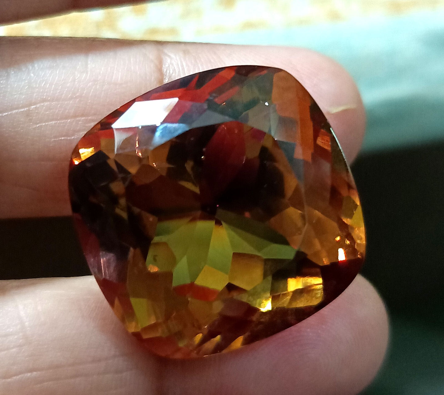 NATURAL Zultanite (7 Color-Change) Loose Certified GEMSTONE Cushion Cut 63.45 Ct