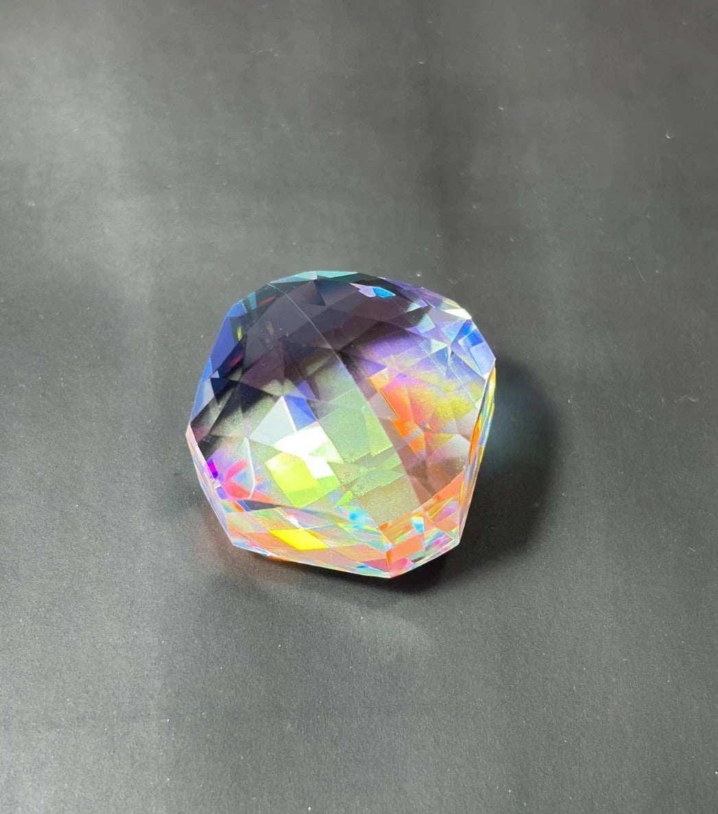 Natural Rainbow Brazilian Mystic Quartz 71 Ct Fancy Pendant Size Loose GEMSTONE