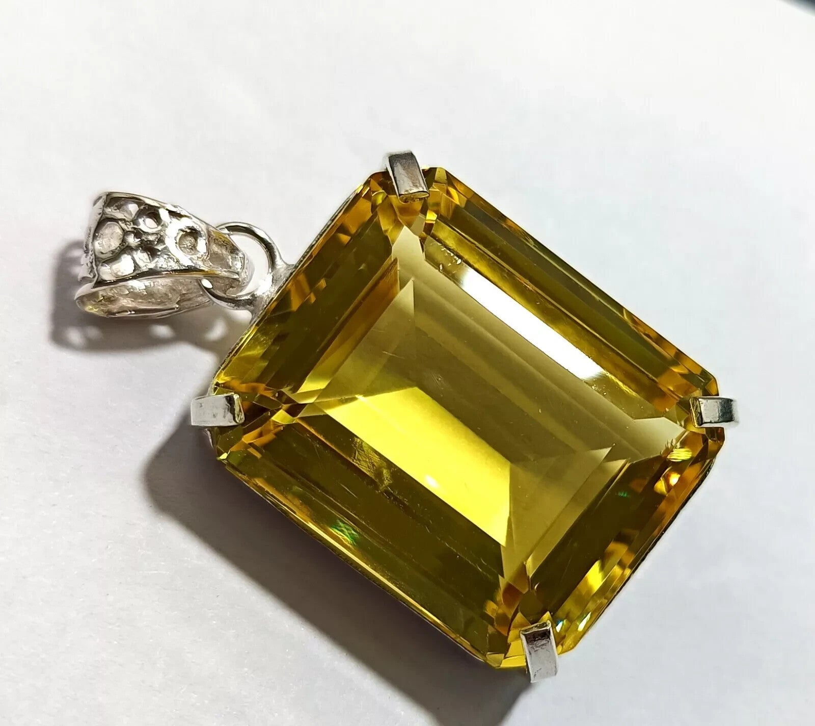 EGL Certified Natural 96.80 Ct Brazilian Emerald Topaz Pendant Loose Gemstone