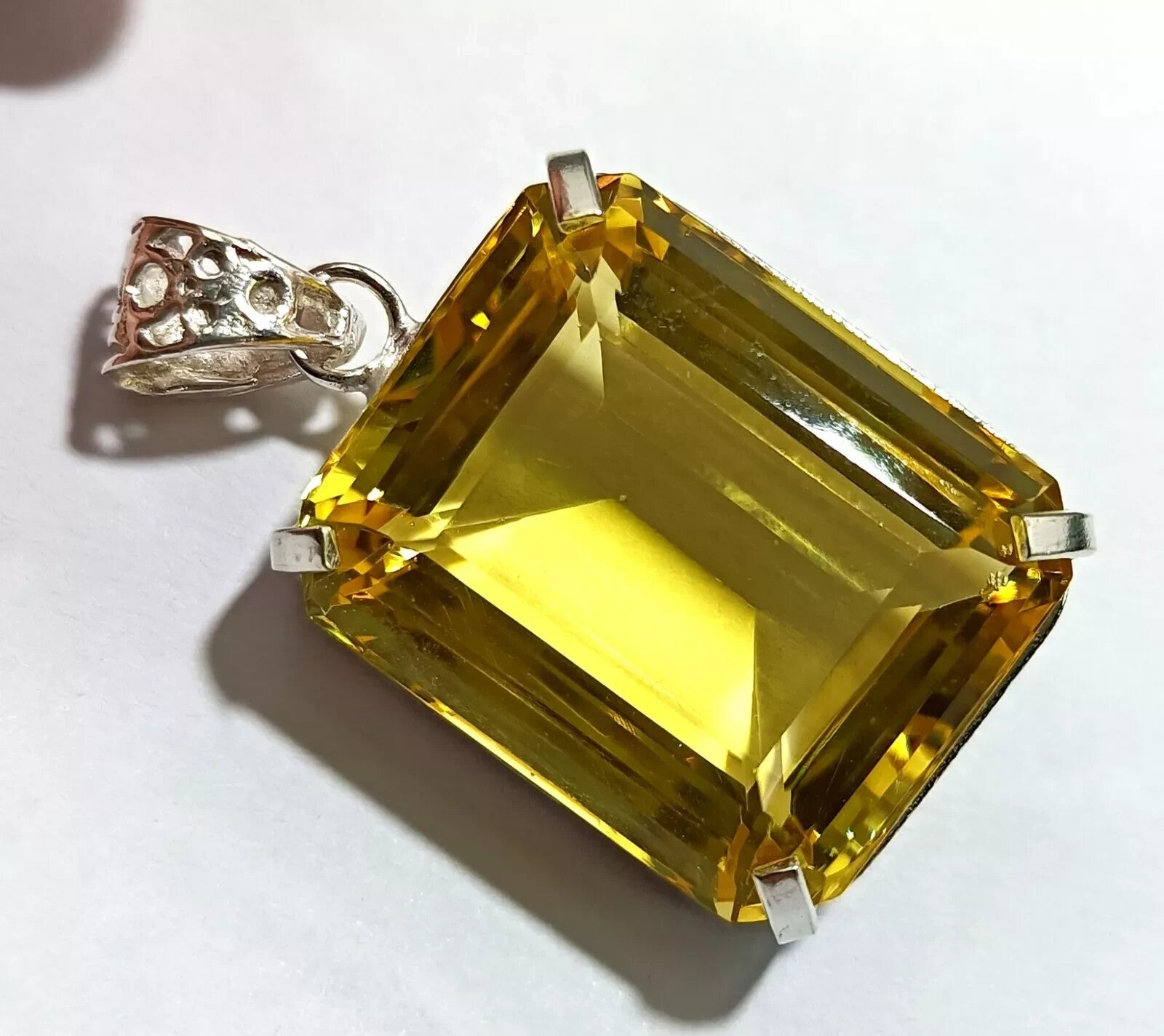 EGL Certified Natural 96.80 Ct Brazilian Emerald Topaz Pendant Loose Gemstone