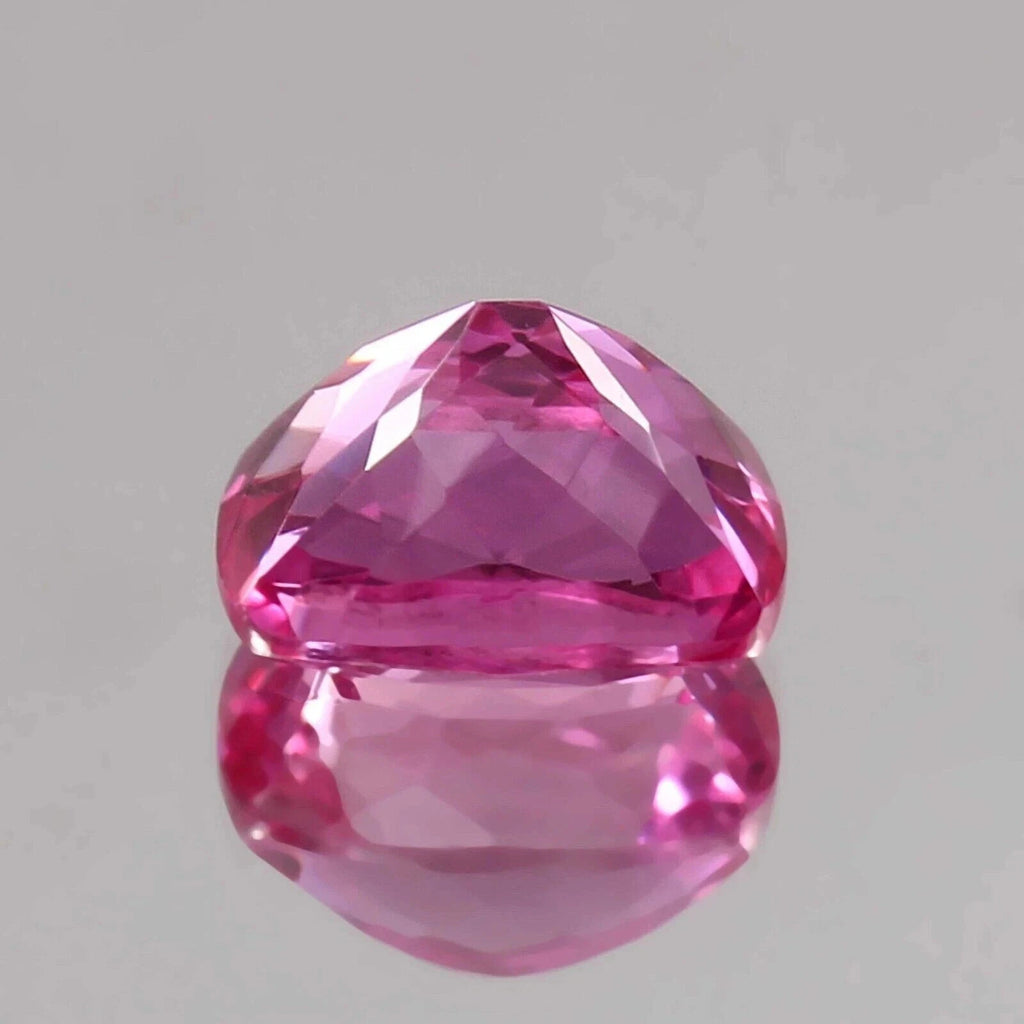 AAA Unheated 10 Ct Natural Flawless Pink Ceylon Sapphire Loose Cushion Gemstone