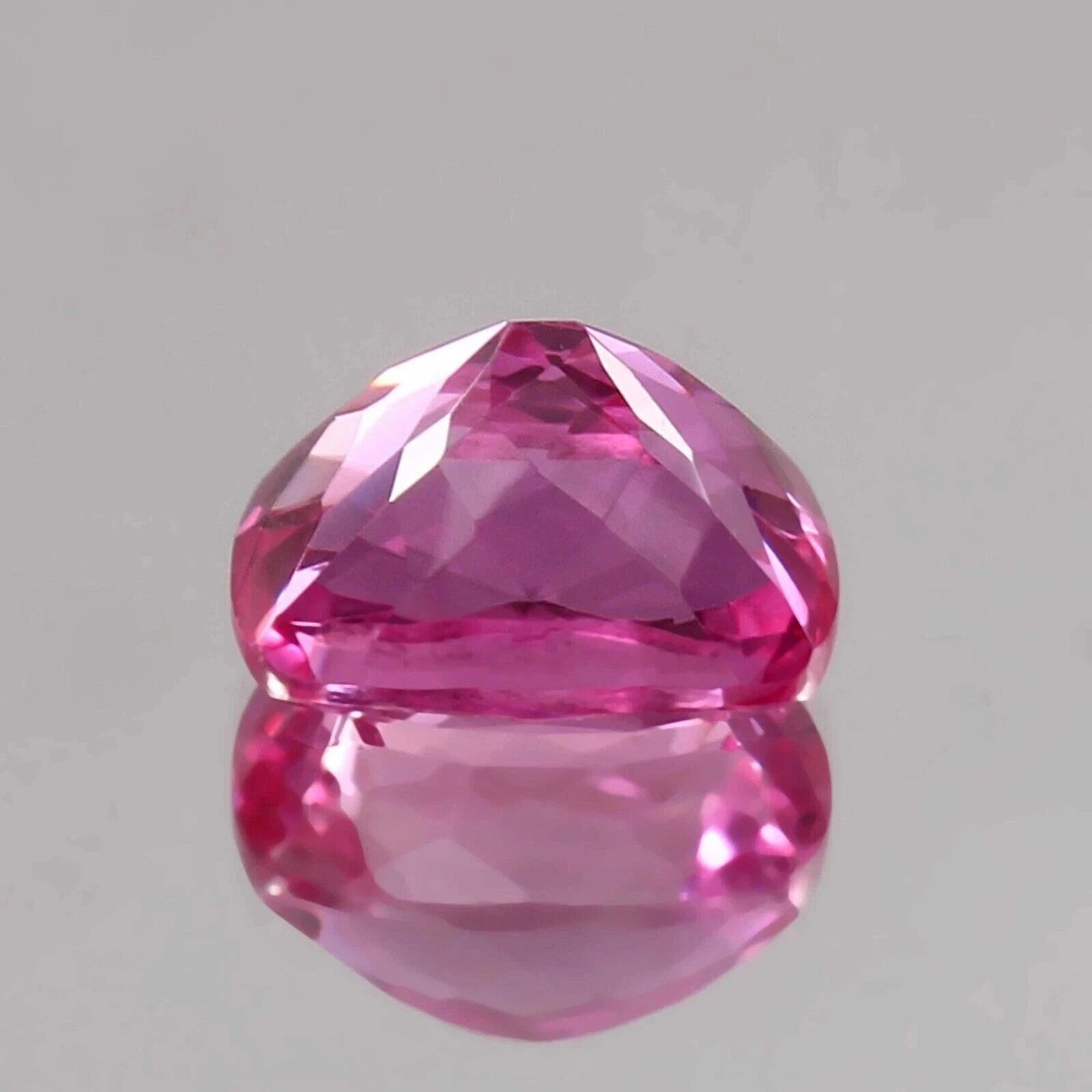 AAA Unheated 10 Ct Natural Flawless Pink Ceylon Sapphire Loose Cushion Gemstone