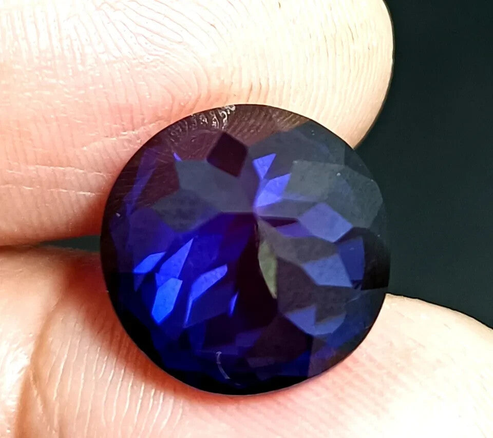 A+ NATURAL Ceylon Bi-Color Sapphire Round Cut Loose GEMSTONE Certified 10.95 Ct