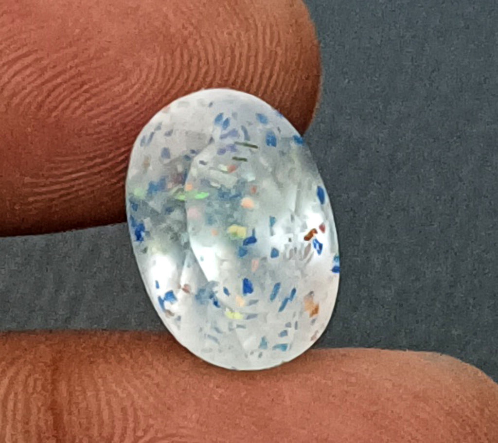 12.80Ct Lepidocrocite Bloodshot Oval Natural Super Seven Cacoxenite Jewlery Gems