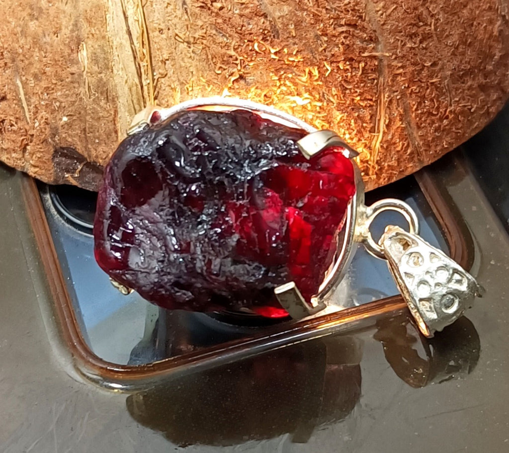 EGL Certified 99.05 Ct Natural PAINITE 925 Solid Silver Pendant LOOSE Gemstone