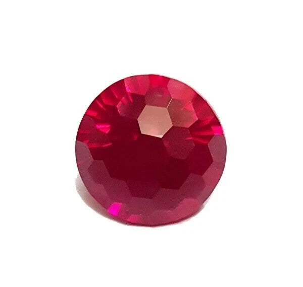 12.80 Ct Natural Red Ruby Round Facet Ball Cut Loose Certified Gemstone