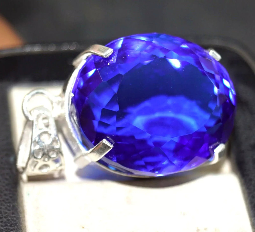 Certified Natural Topaz 925 Solid Silver Pendant 147.05 Ct Oval Loose Gemstone