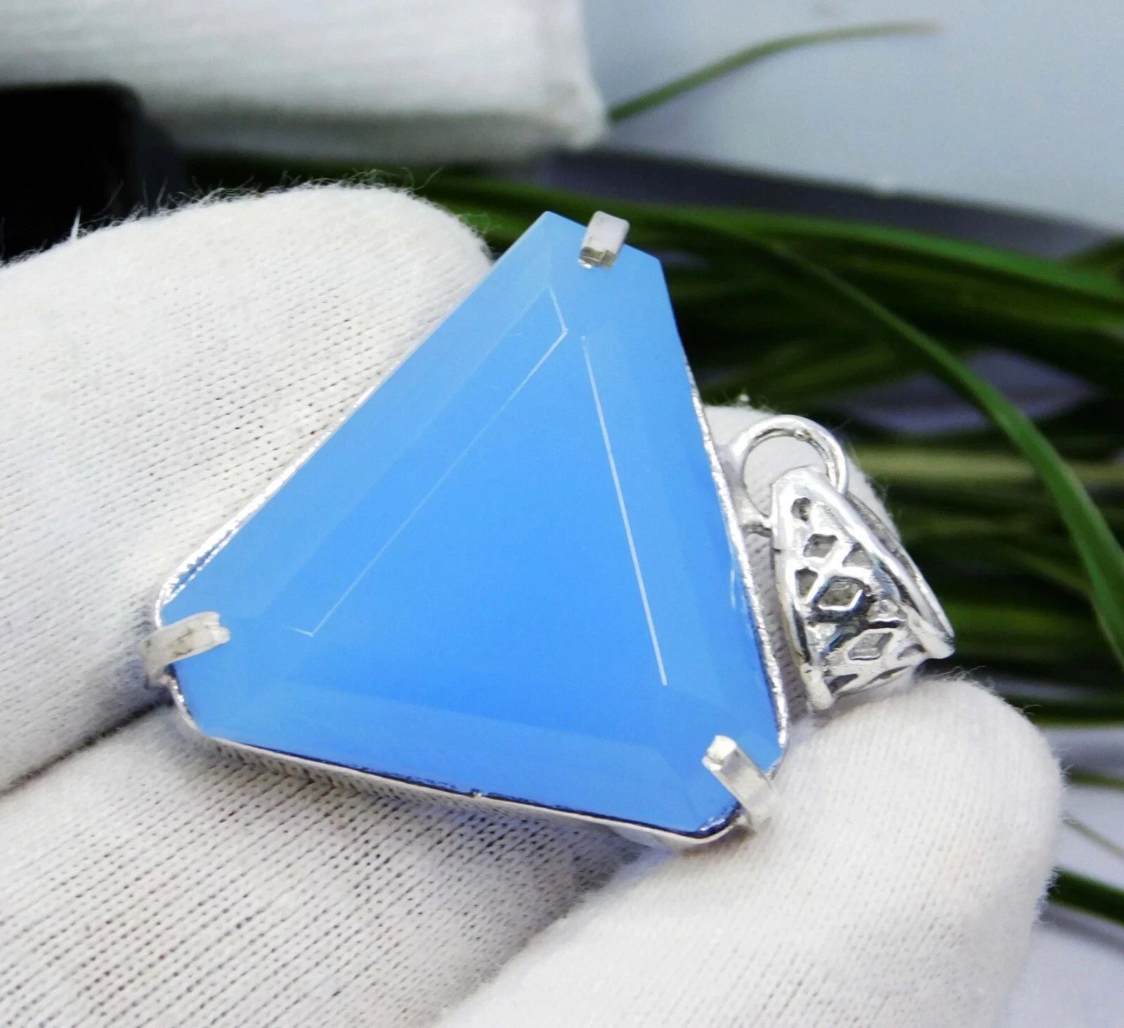 EGL Certified 61.50 Ct Natural Opal 925 Solid Silver Pendant Loose Gemstone