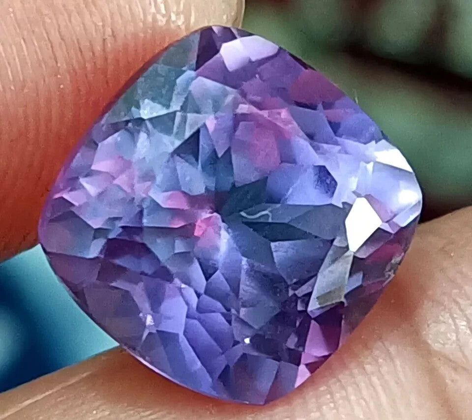 80 Ct EGL Certified Natural Alexandrite Color Change Cushion Loose Gemstone