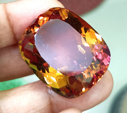 NATURAL Zultanite (7 Color-Change) Loose Certified GEMSTONE Cushion Cut 92.85 Ct