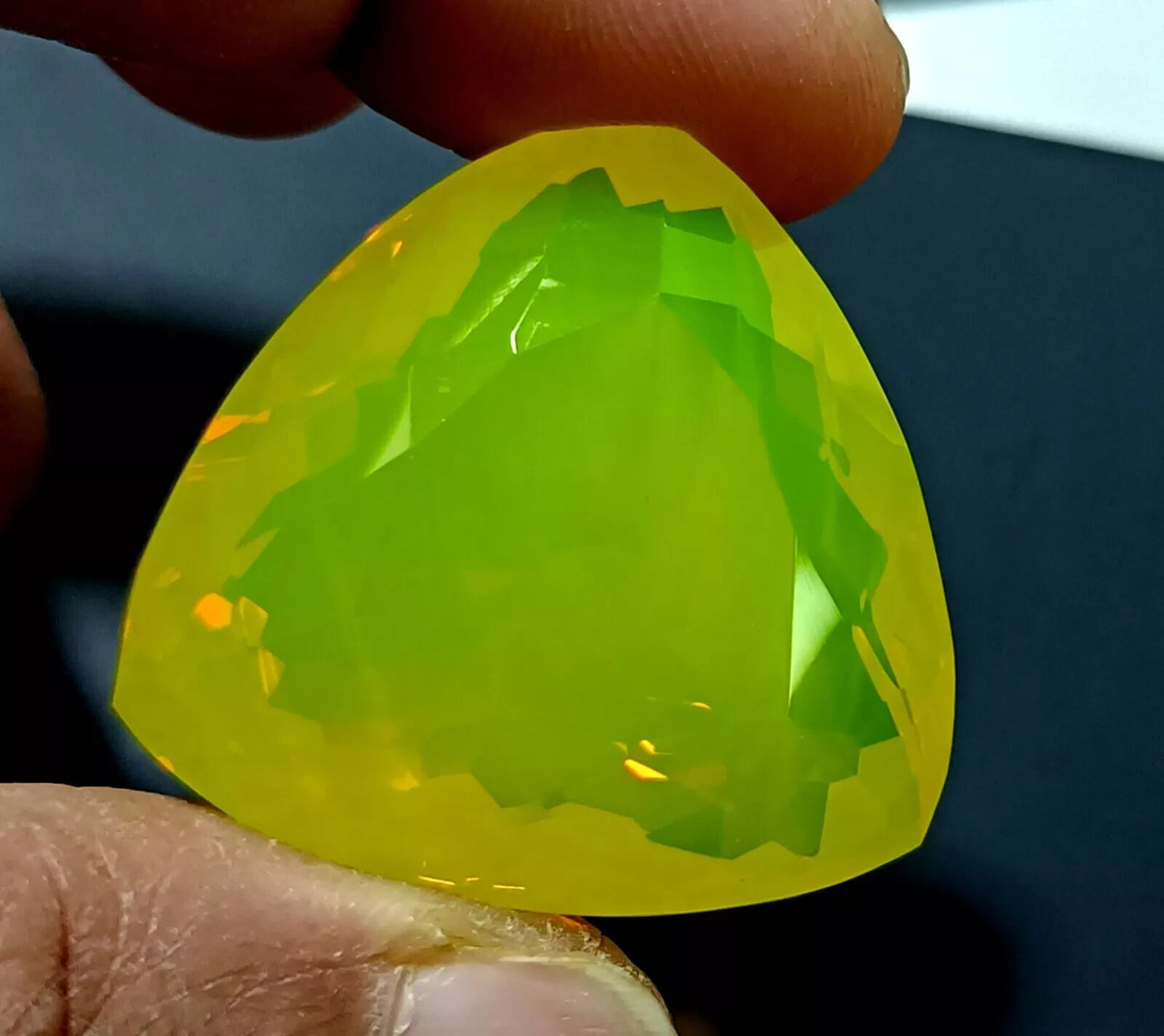 Natural YELLOW Opal 101.25 Ct Welo Australian EGL Certified LOOSE Gemstone
