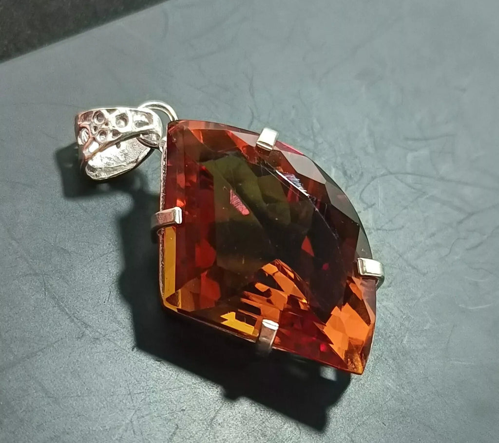 EGL Certified 73.70 Ct FANCY Natural Zultanite 925 Silver Pendant Loose Gemstone