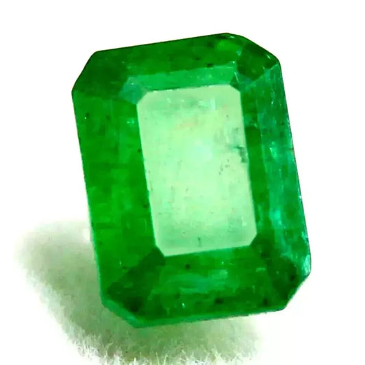 Natural Colombian Green Emerald 18.00 Ct Emerald Cut Loose Gemstone CERTIFIED