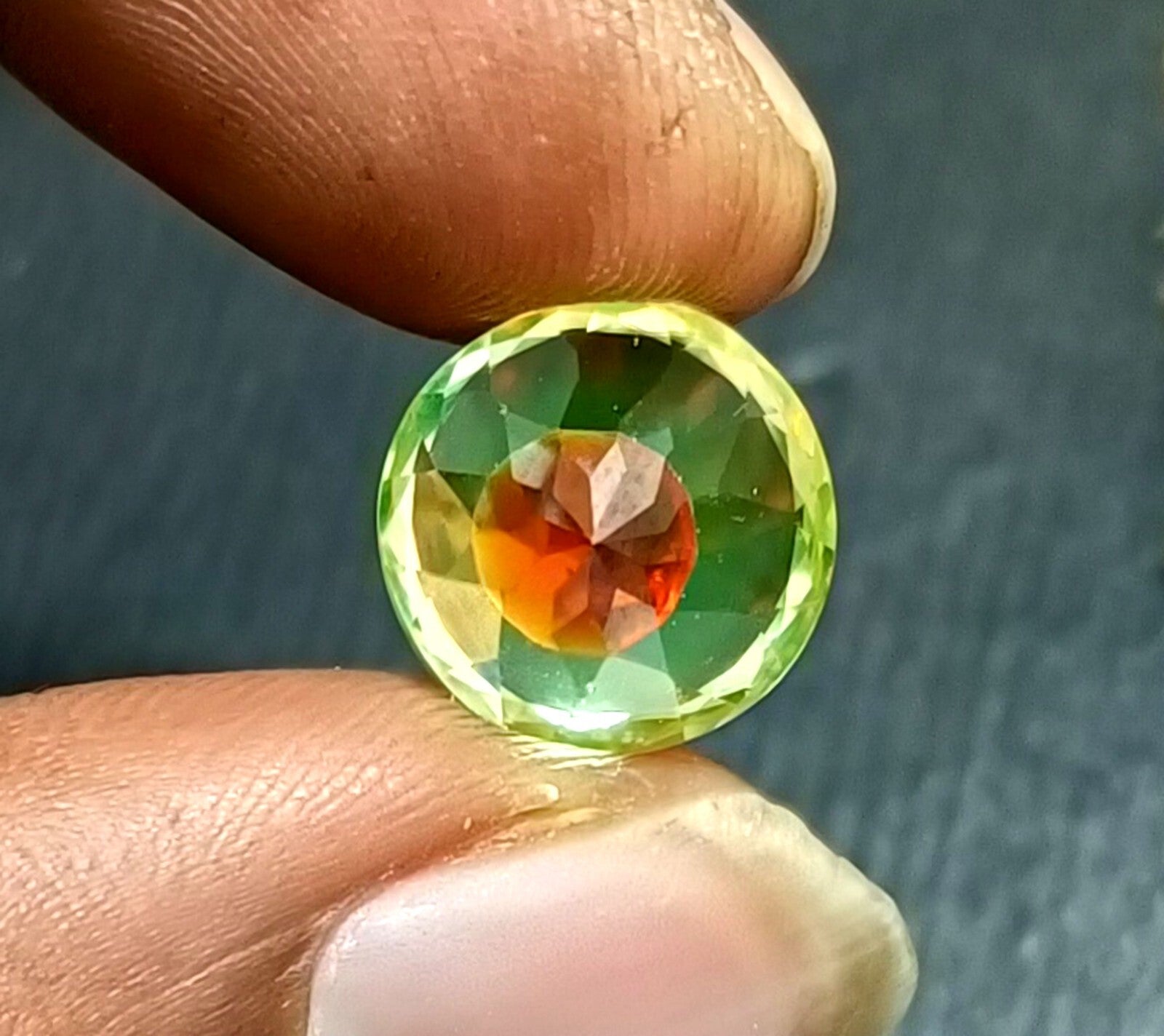 9.45 Ct A++ NATURAL Ceylon PITAMBARI Sapphire Bi-Color Certified Oval GEMSTONE