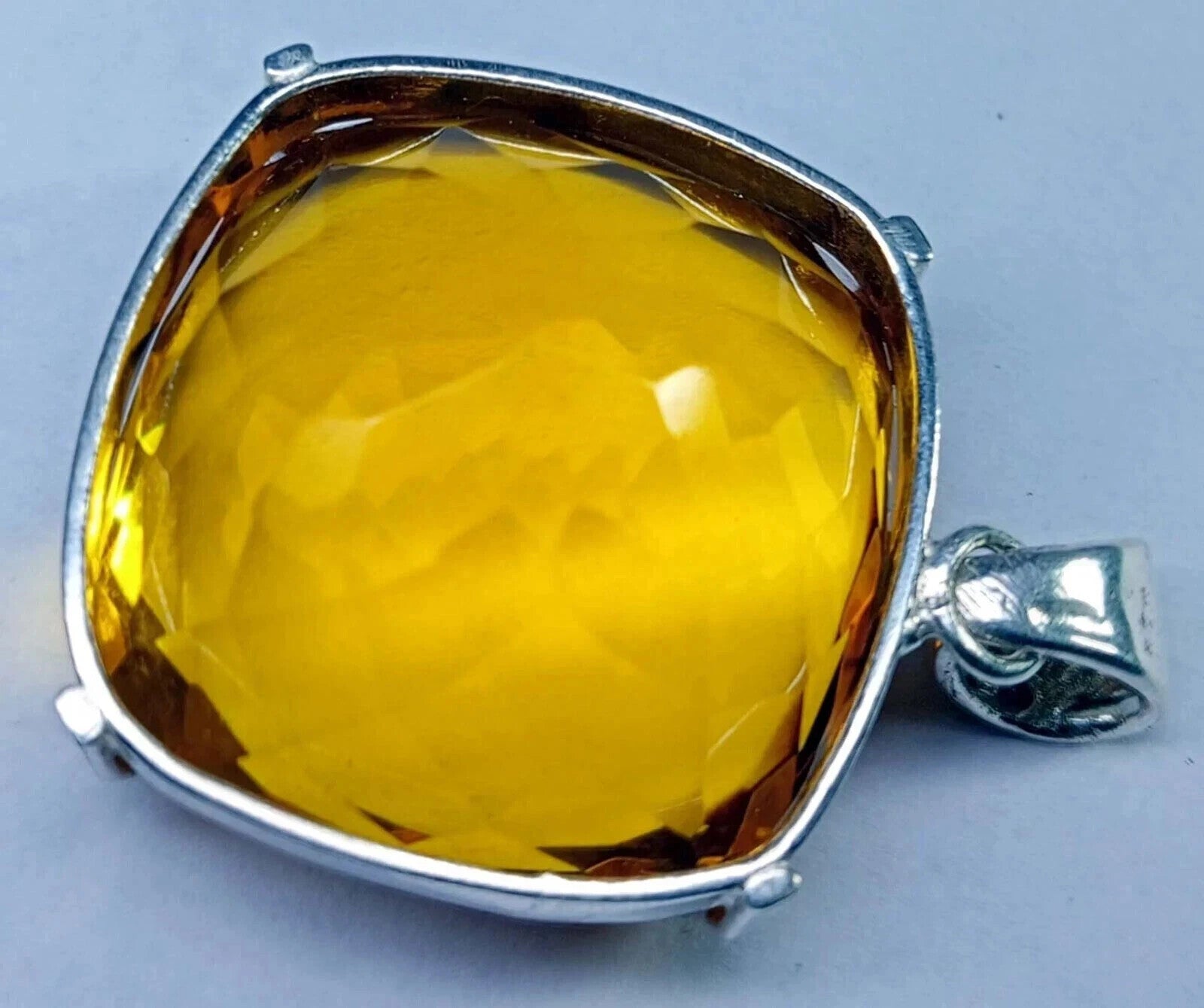 EGL Certified Natural 100.20 Ct Brazilian Cushion Topaz Pendant Loose Gemstone