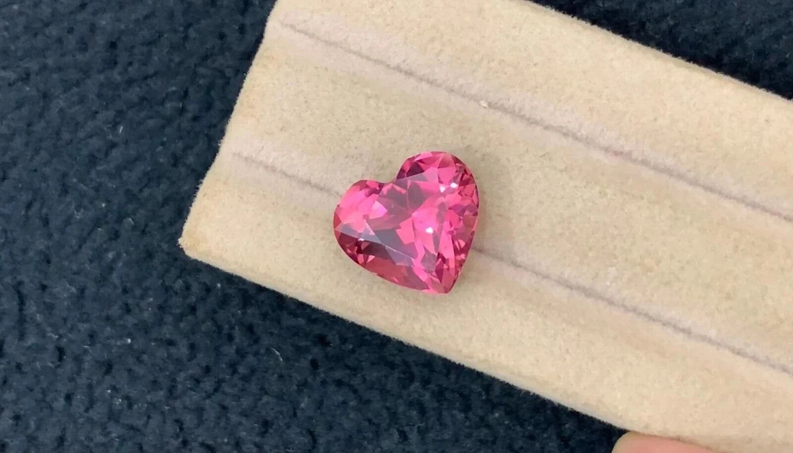 7.31 Ct Certified Ceylon Flawless Natural Pink Sapphire Heart Loose Gemstone1