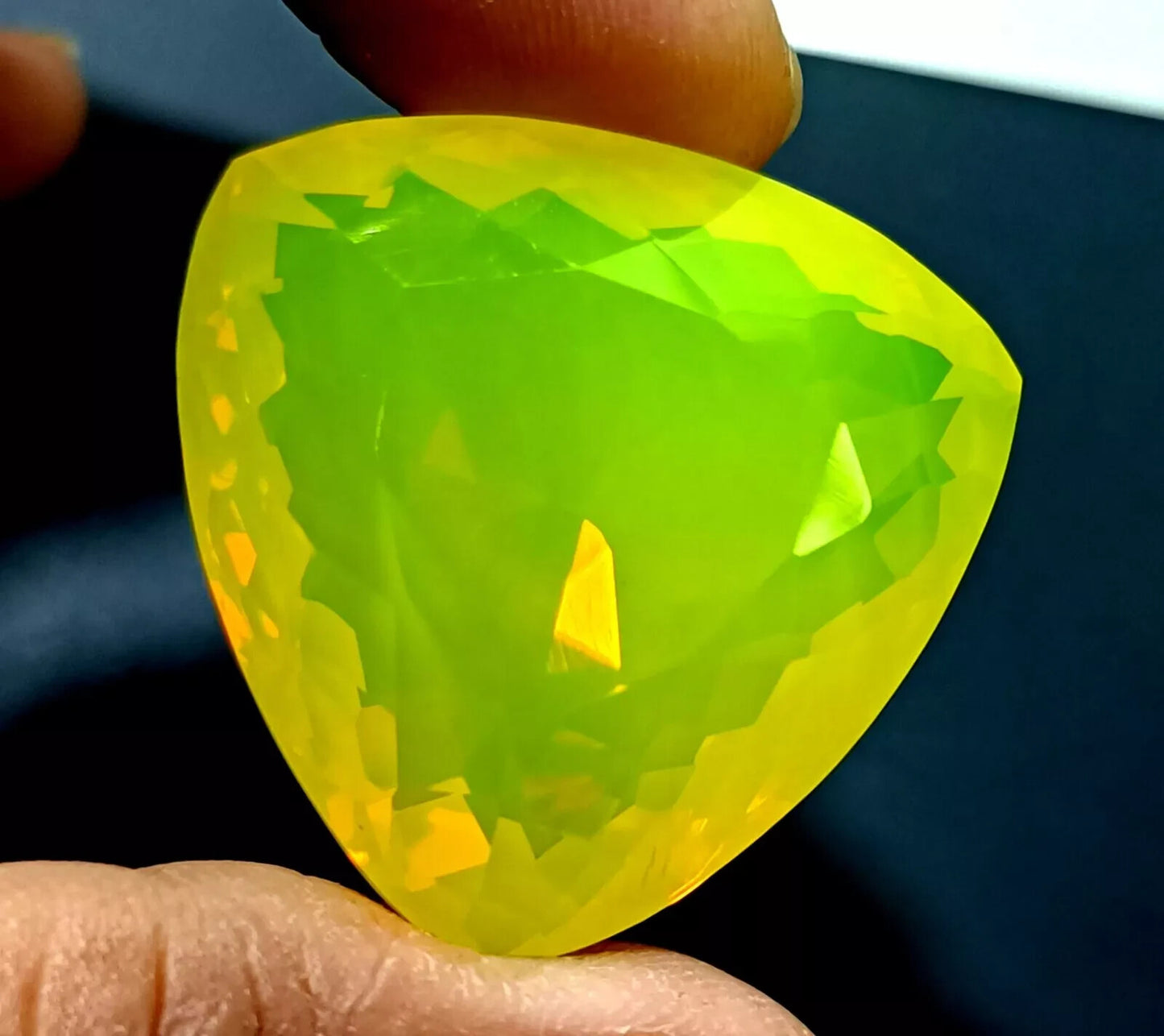 Natural YELLOW Opal 101.25 Ct Welo Australian EGL Certified LOOSE Gemstone