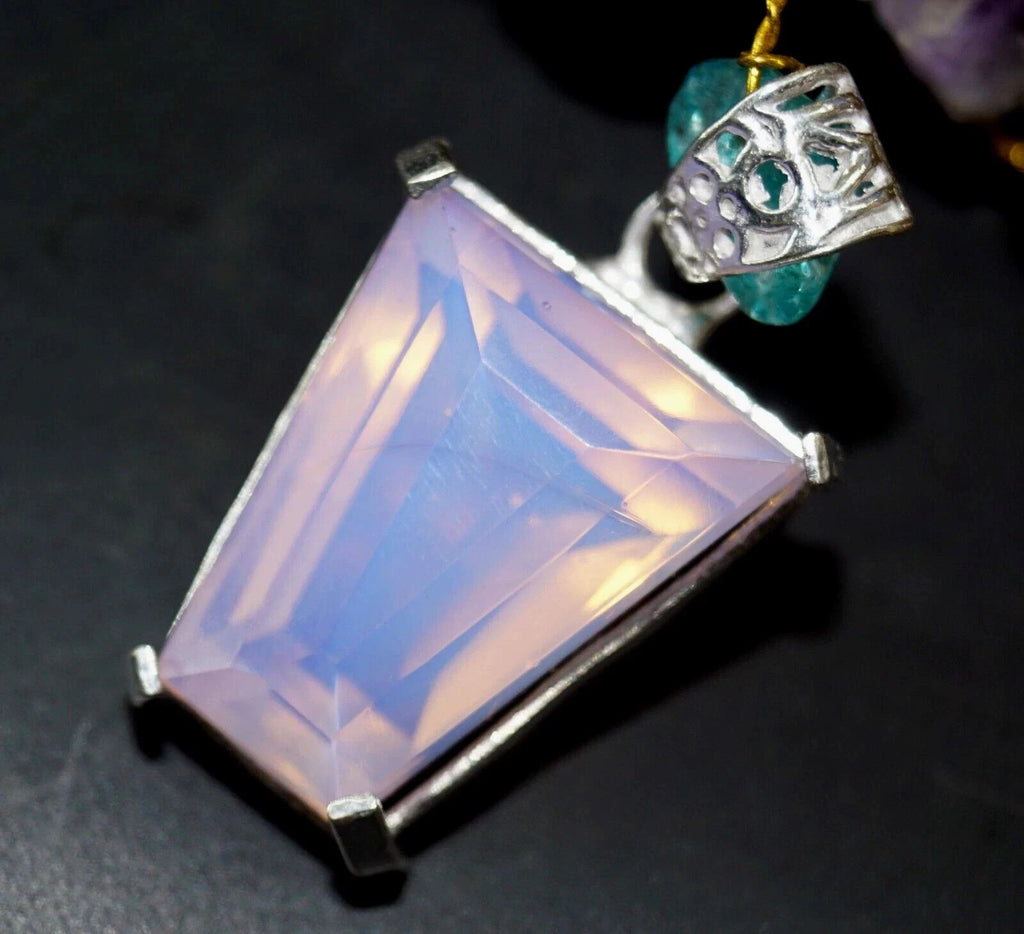 Certified 56.65 Ct Natural Opal Fancy 925 Solid Silver Pendant Loose Gemstone