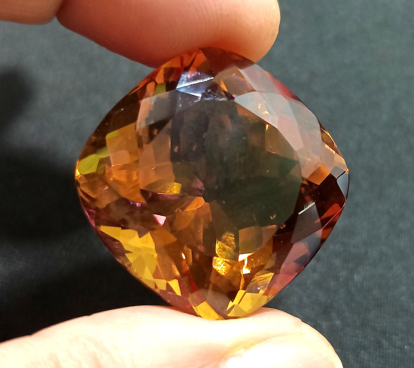 NATURAL Zultanite (7 Color-Change) Loose Certified GEMSTONE Cushion Cut 63.45 Ct