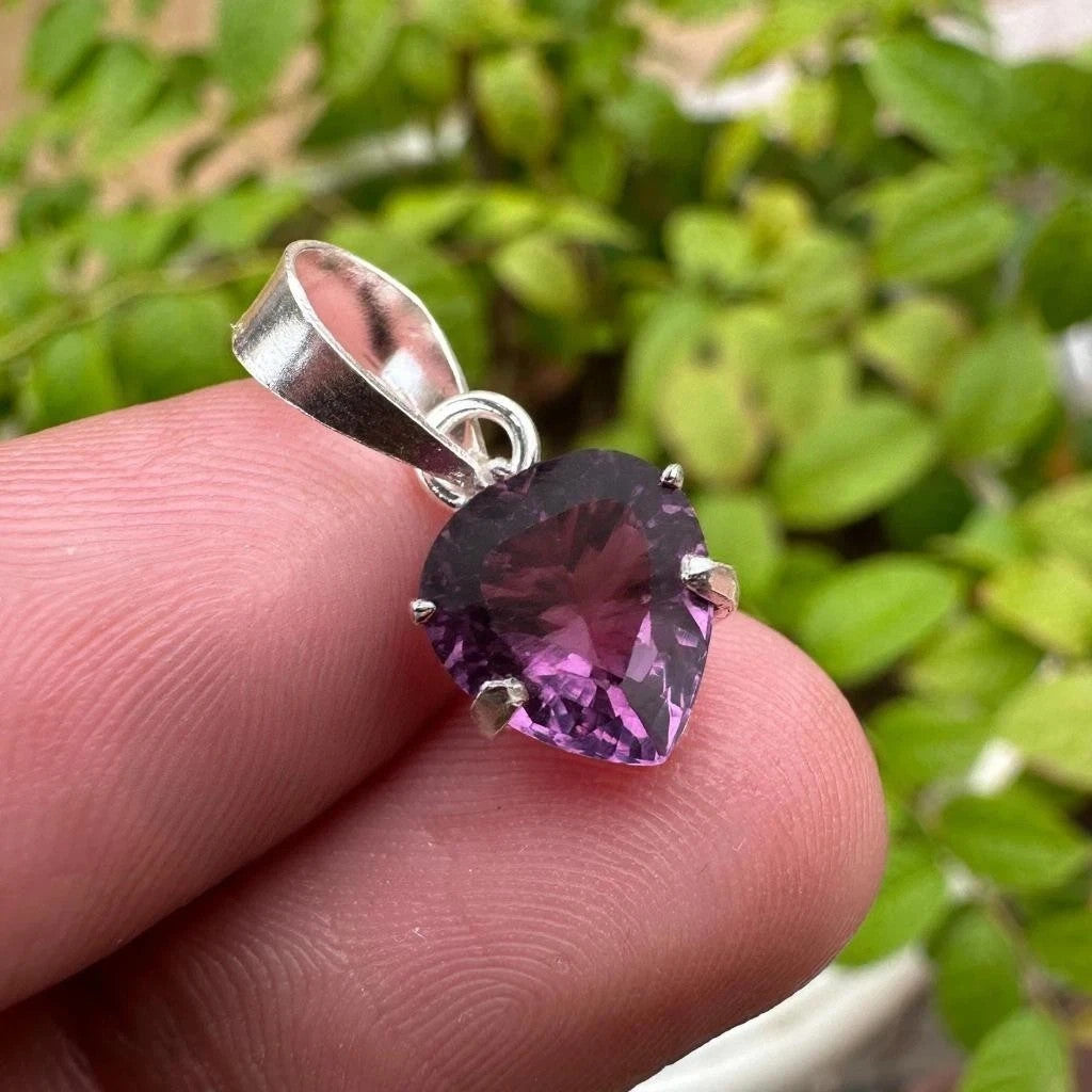 10Ct Certified Alexandrite Pendant | Natural Color-Change Gemstone in 925 Silver