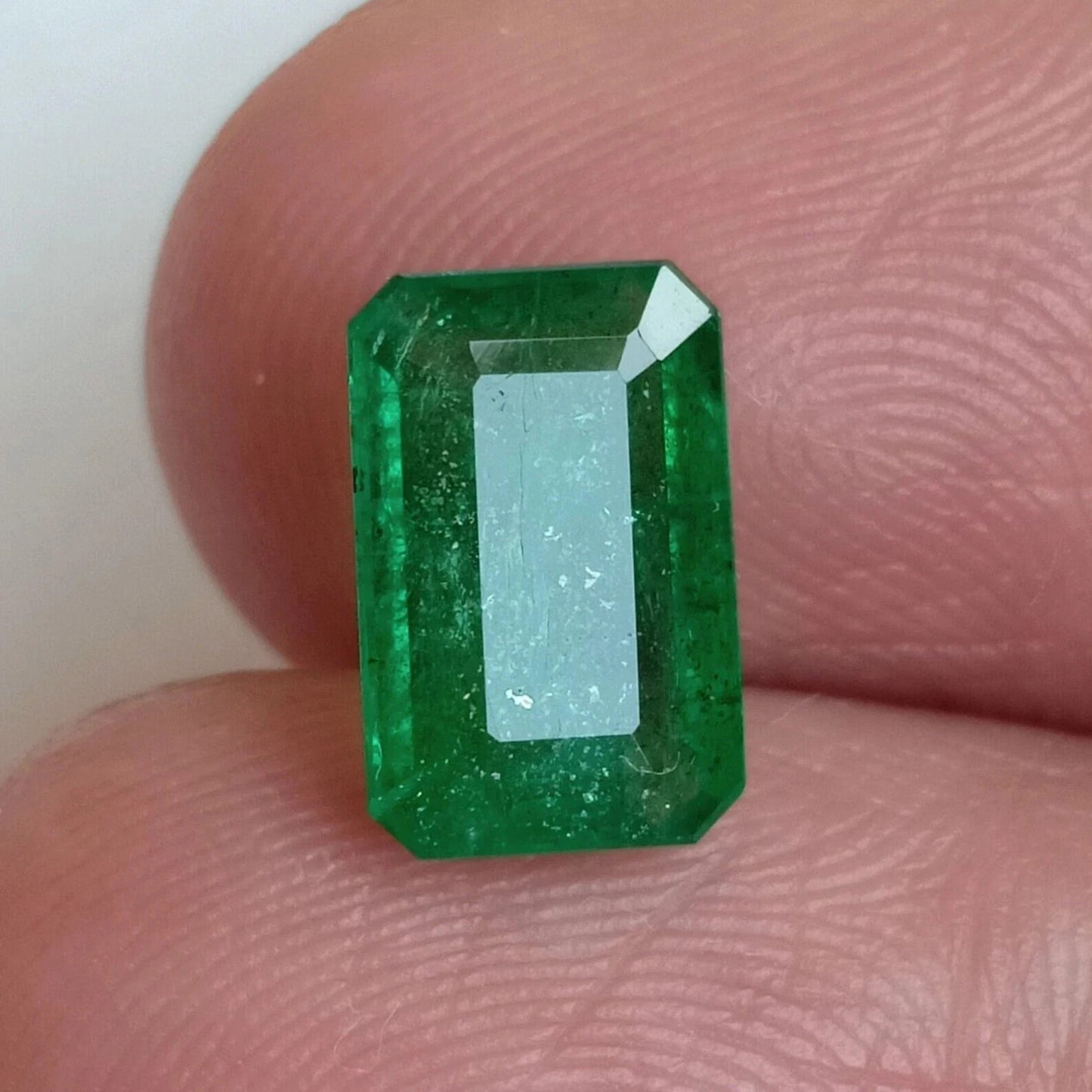Natural Colombian Green Emerald 8.80 Ct Emerald Cut Loose Gemstone GIE CERTIFIED