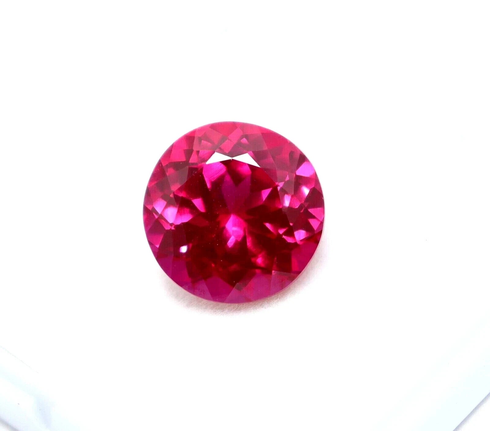 5.60 Ct Natural Pink Sapphire Faceted Round Cut Certified Rare Loose Gemstone