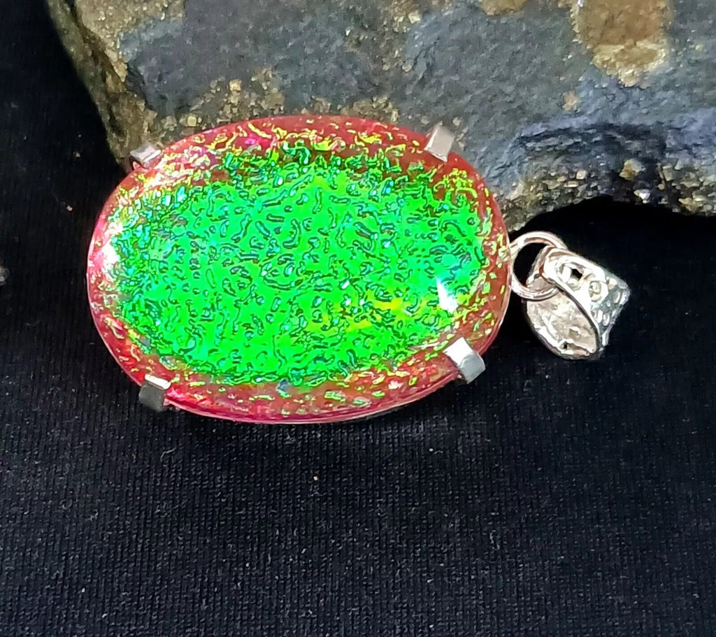 112.90 Ct Natural Oval Monarch Fire Opal Doublet Solid Silver Pendant Gemstone