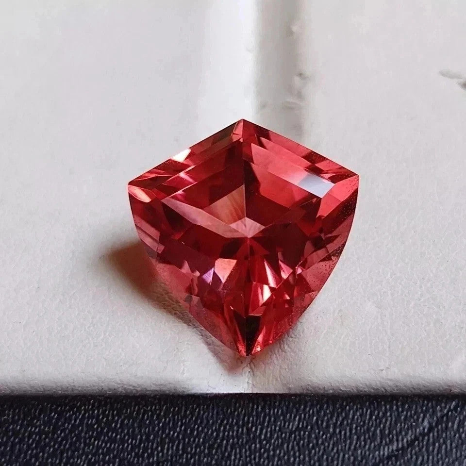 10 Ct+ Natural Ceylon Padparadscha Sapphire Fancy Cut Certified Loose Gemstone