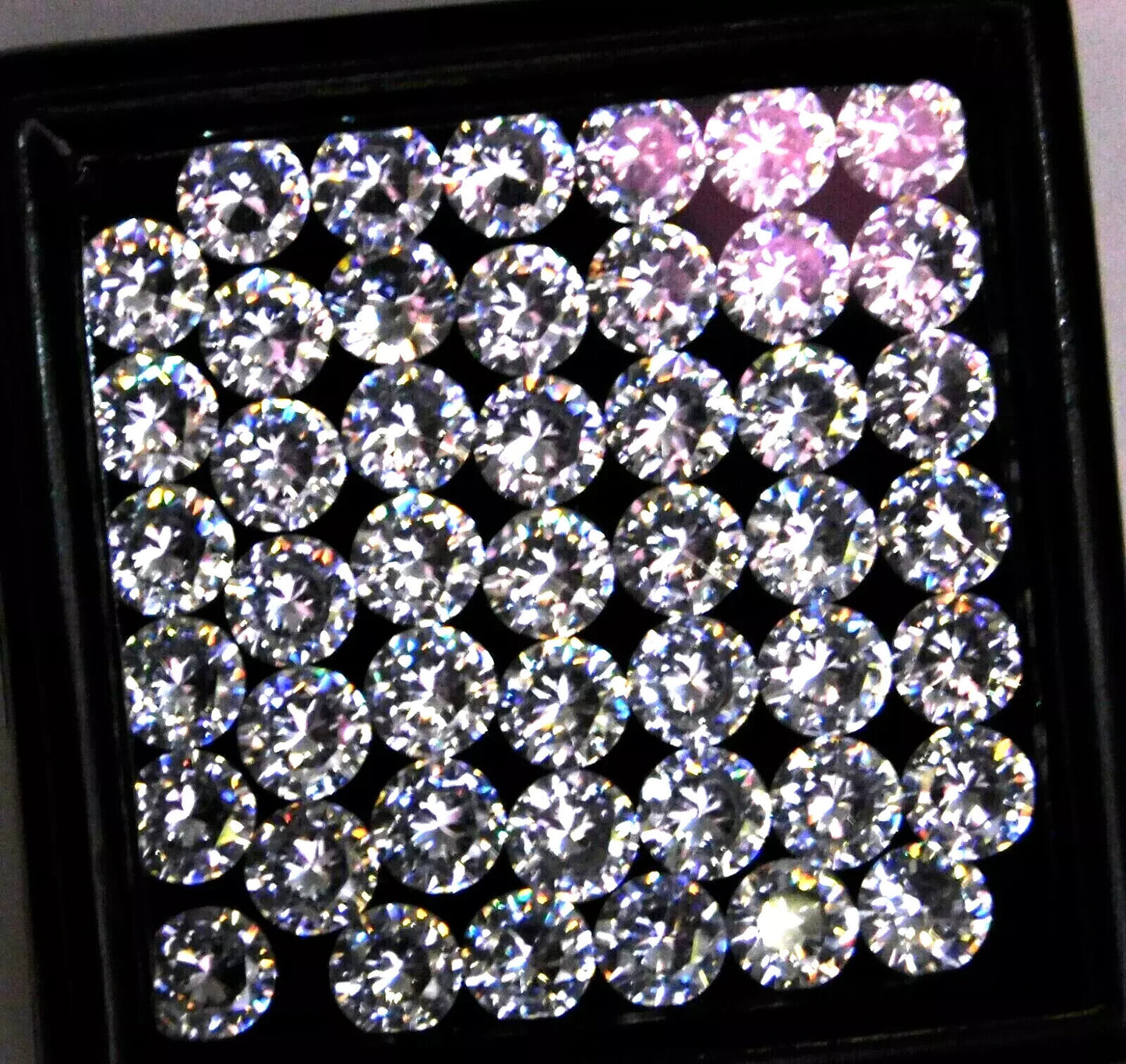 10 x 10 mm Natural Certified White Sapphire Lot Round 10 Pcs Certified Gemstone