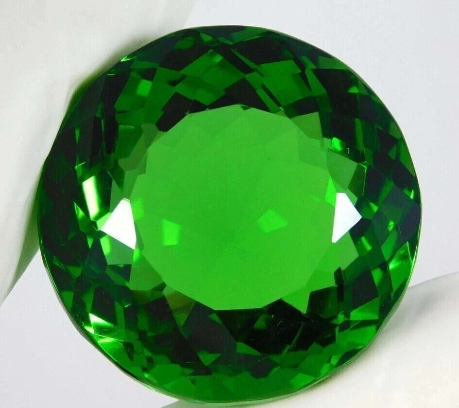 119.50 Ct Natural Round Cut EGL Certified Brazilian Green Topaz Loose Gemstone
