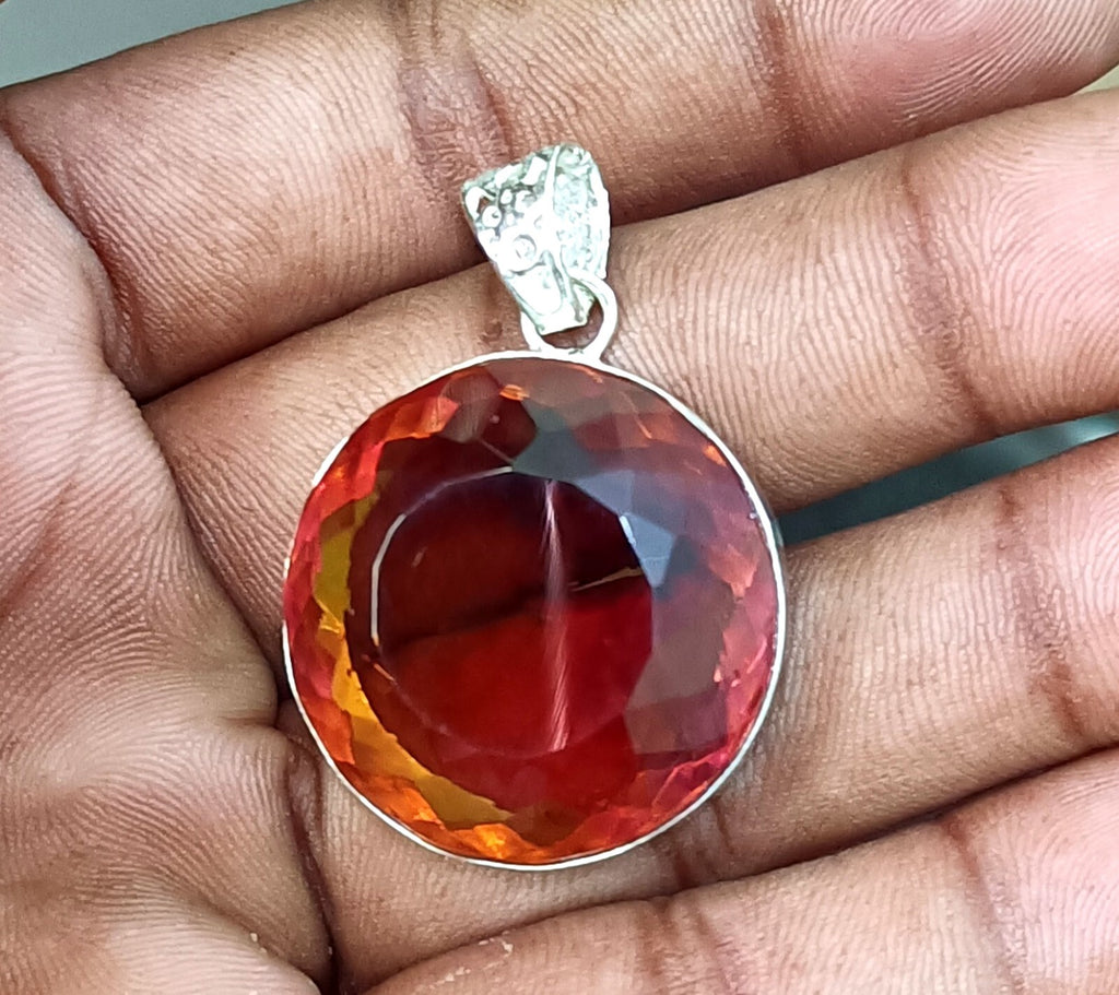 100.00 Ct Natural Zultanite 925 Silver Round Cut Pendant Loose Gems EGLCertified