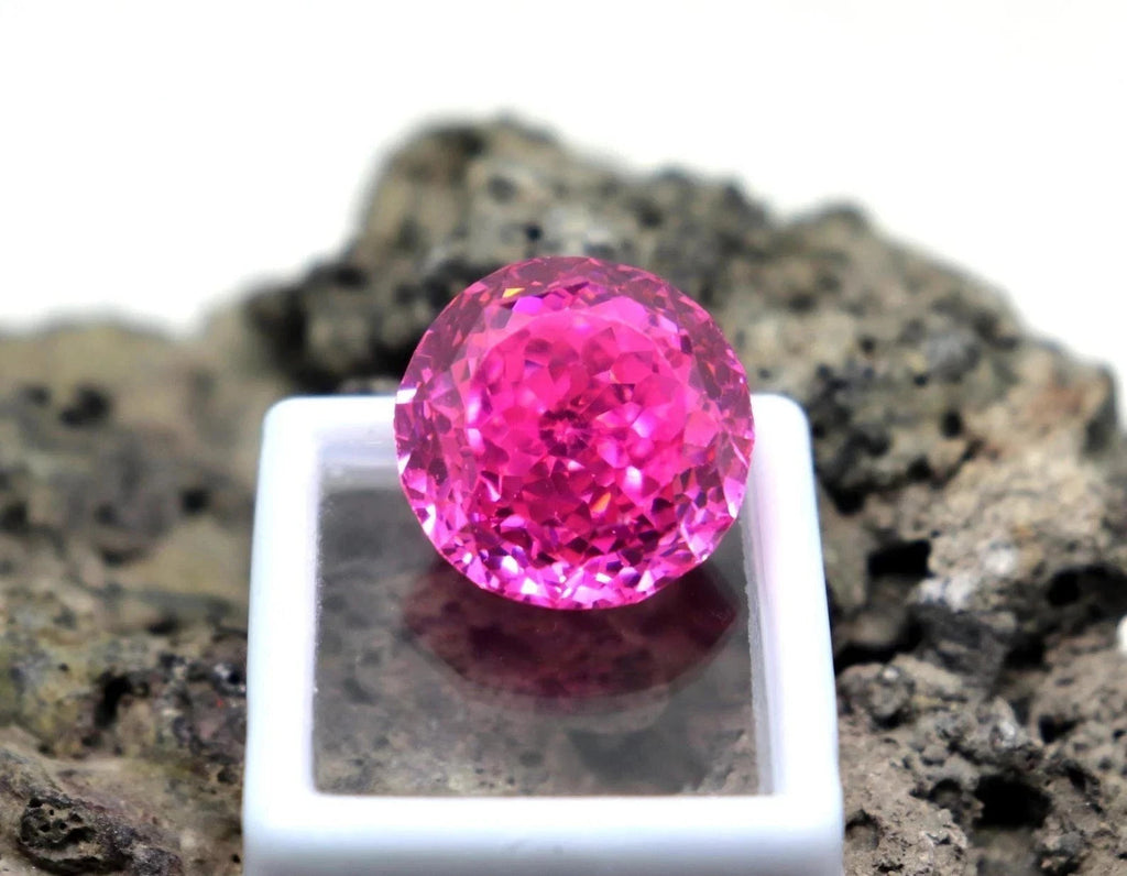 EGL 198.50 Ct Certified Natural Pink Zircon Cambodian Oval Cut Loose Gemstone