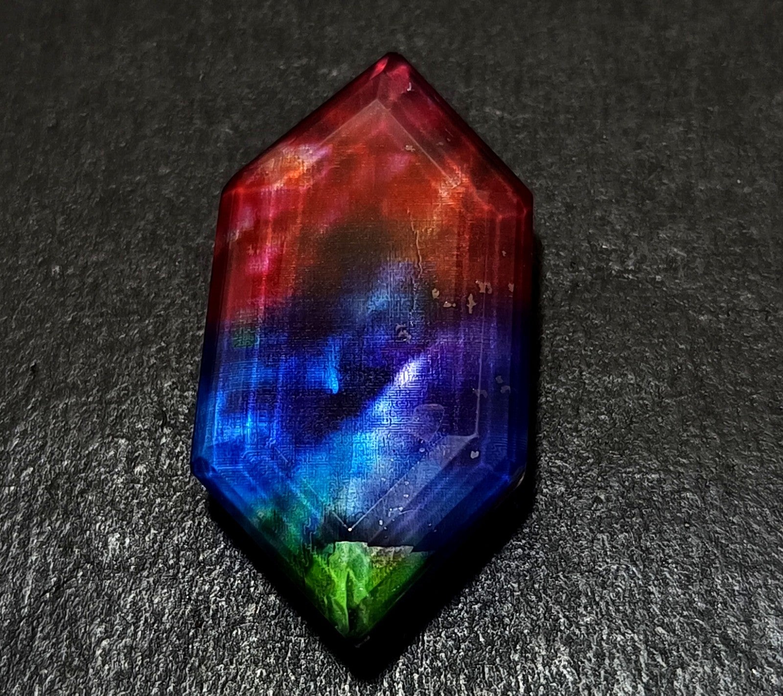 50.40 Ct Natural Ammolite Opal-Like Organic Doublet CERTIFIED Loose GEMSTONE