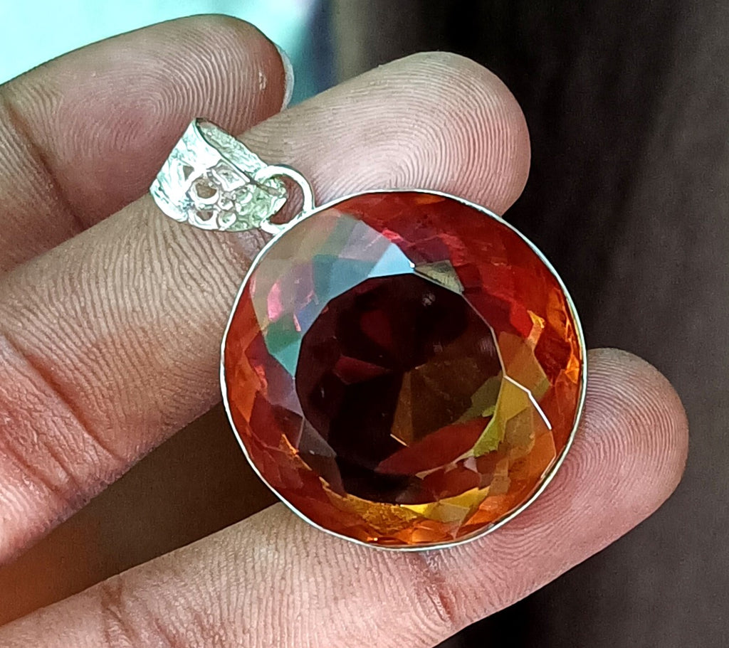 100.00 Ct Natural Zultanite 925 Silver Round Cut Pendant Loose Gems EGLCertified