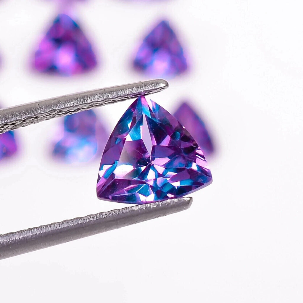 9x9 MM (15 Pcs) Natural Color Change Alexandrite Certified Loose Gemstone Lot