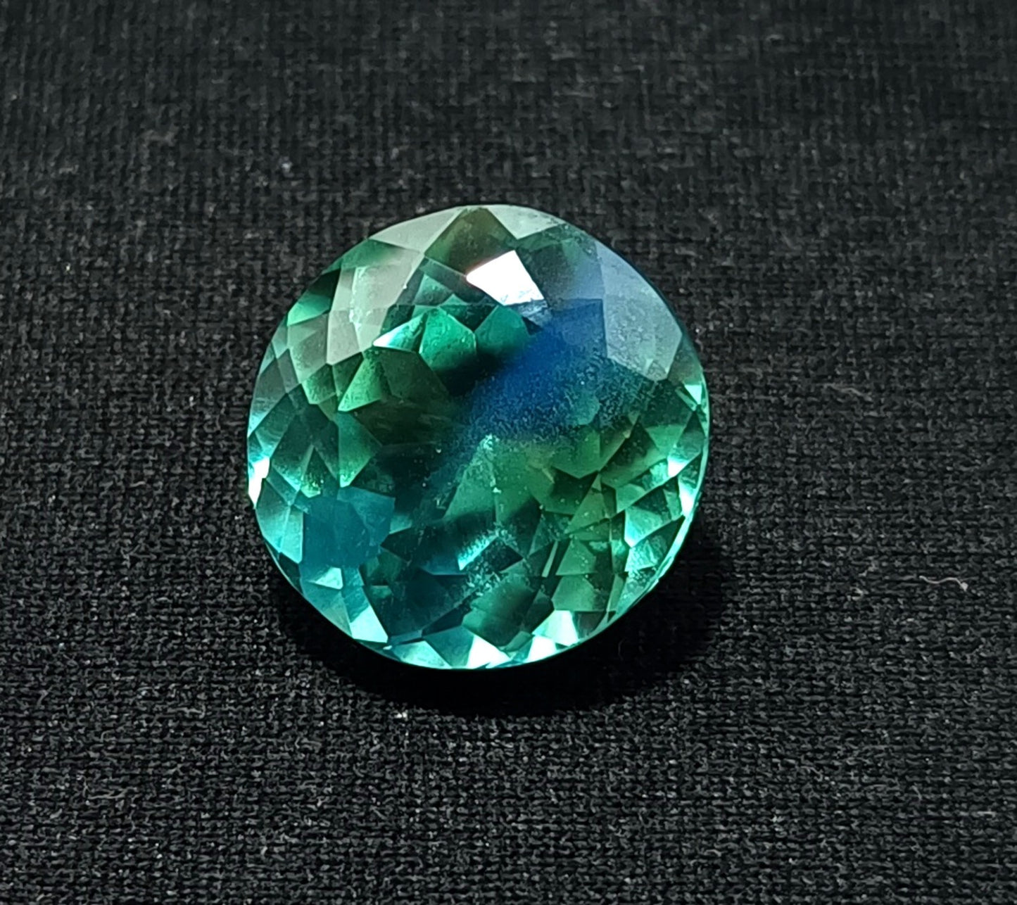 Paraiba Blue  Green Tourmaline Round Cut 12.90 Ct Certified Natural Loose Gems