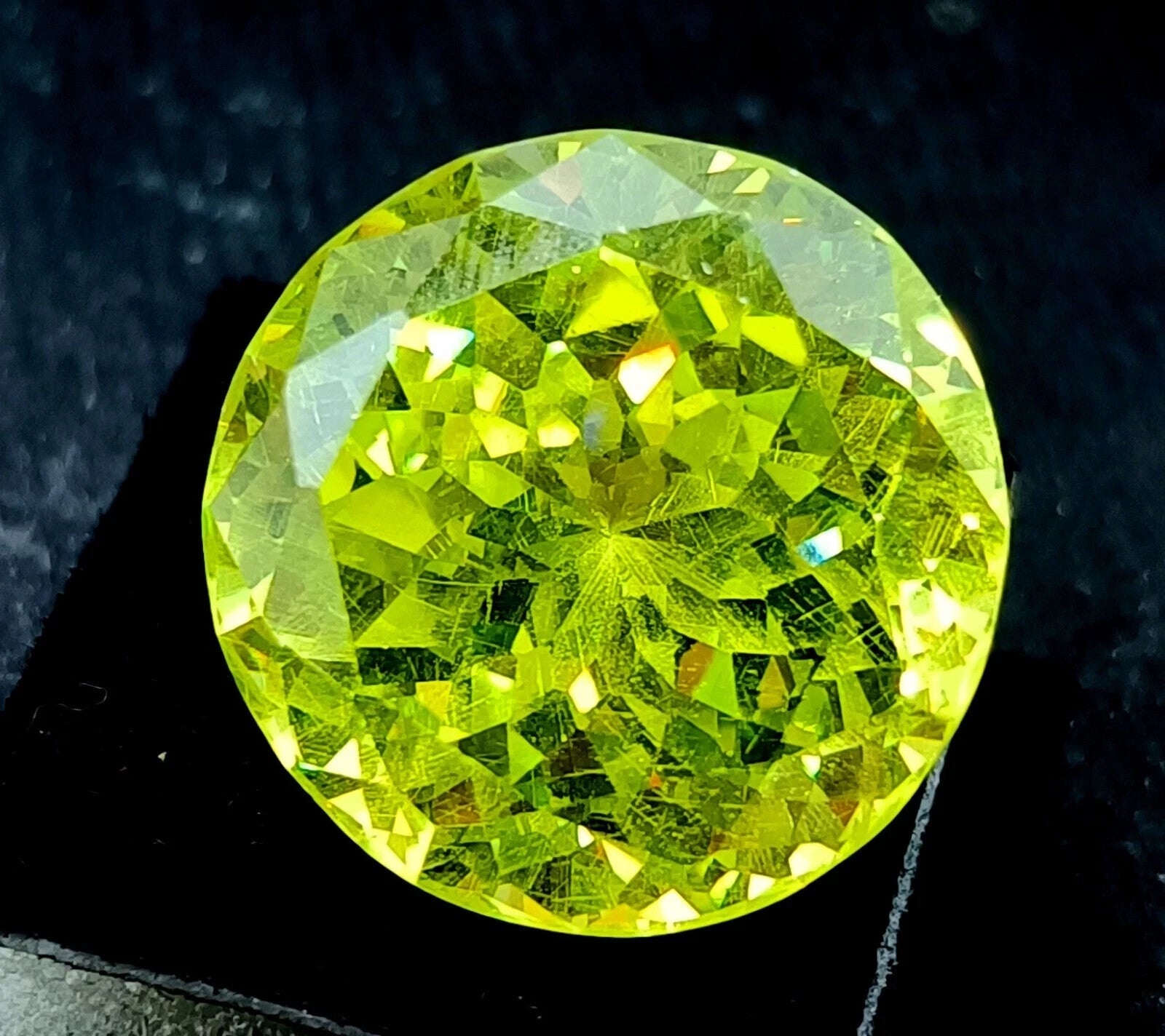 Cambodian Loose 68.5 Ct NATURAL Green Zircon Certified CLASSIC A+ COLOR GEMSTONE