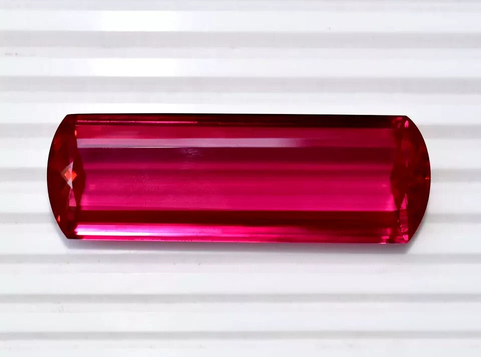 219.45 Ct Natural Red Ruby Mogok Fancy Cut Certified Unheated Loose Gemstone