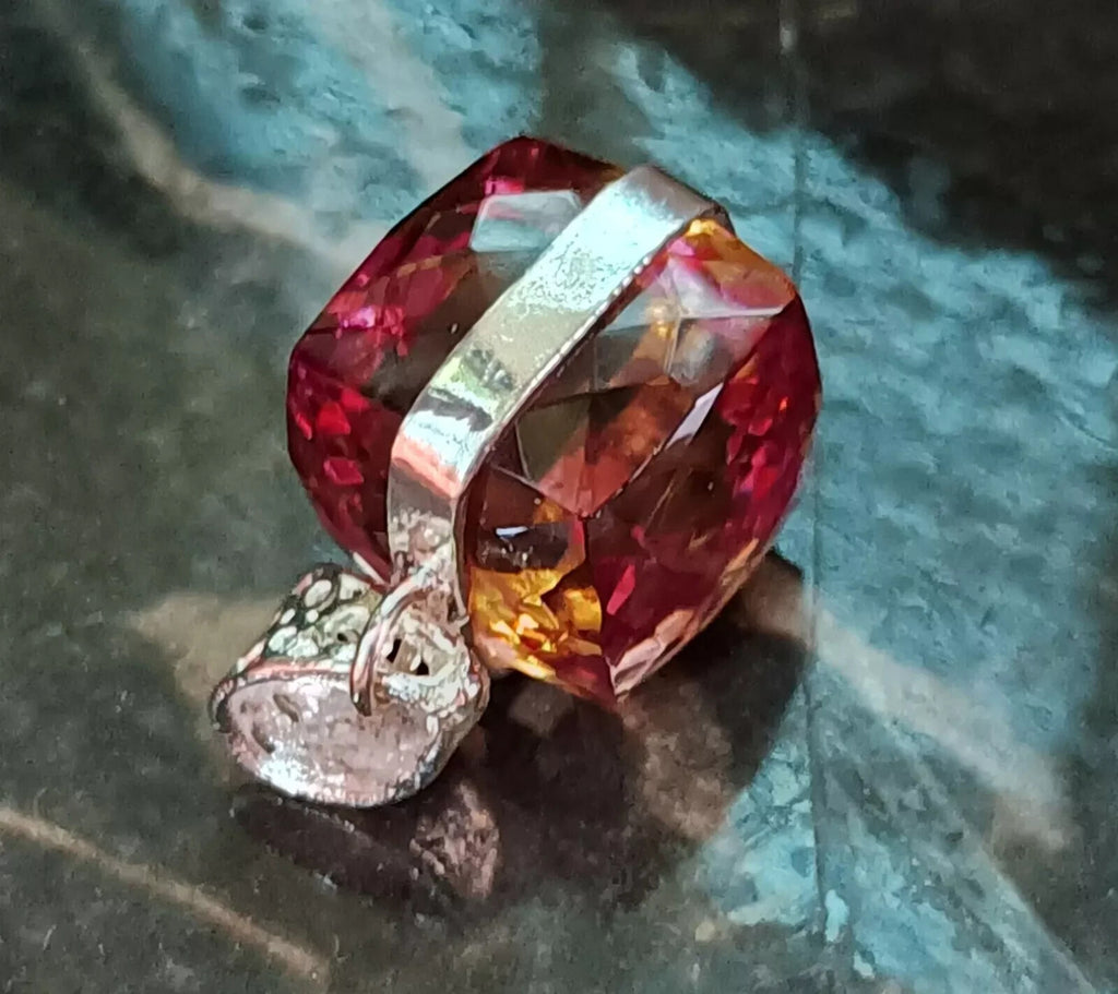 Certified 54.10 Ct+ Natural Zultanite 7 Color Pendant 925 Silver Loose Gemstone