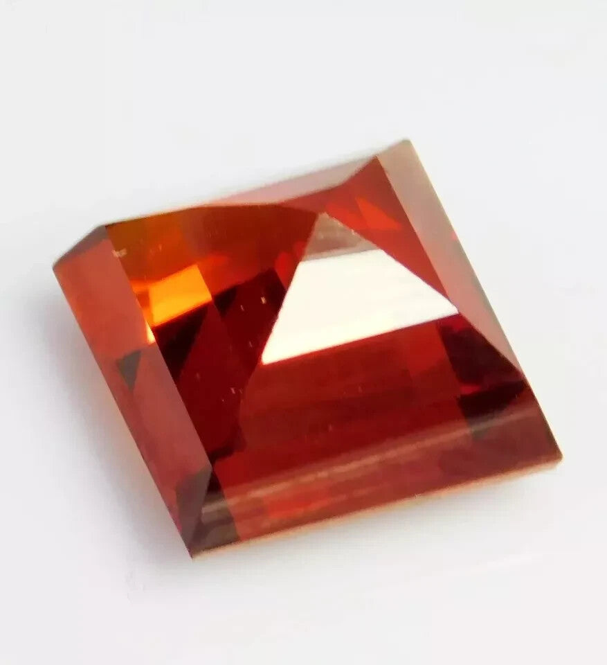 Orange Sapphire 12 Carats Natural Orange Sapphire Certified Loose Gemstone