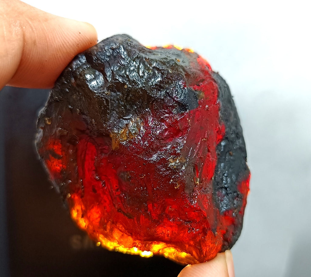 147.40 Ct Natural Honey Baltic Amber Untreated Specimen Certified Rough Gemstone