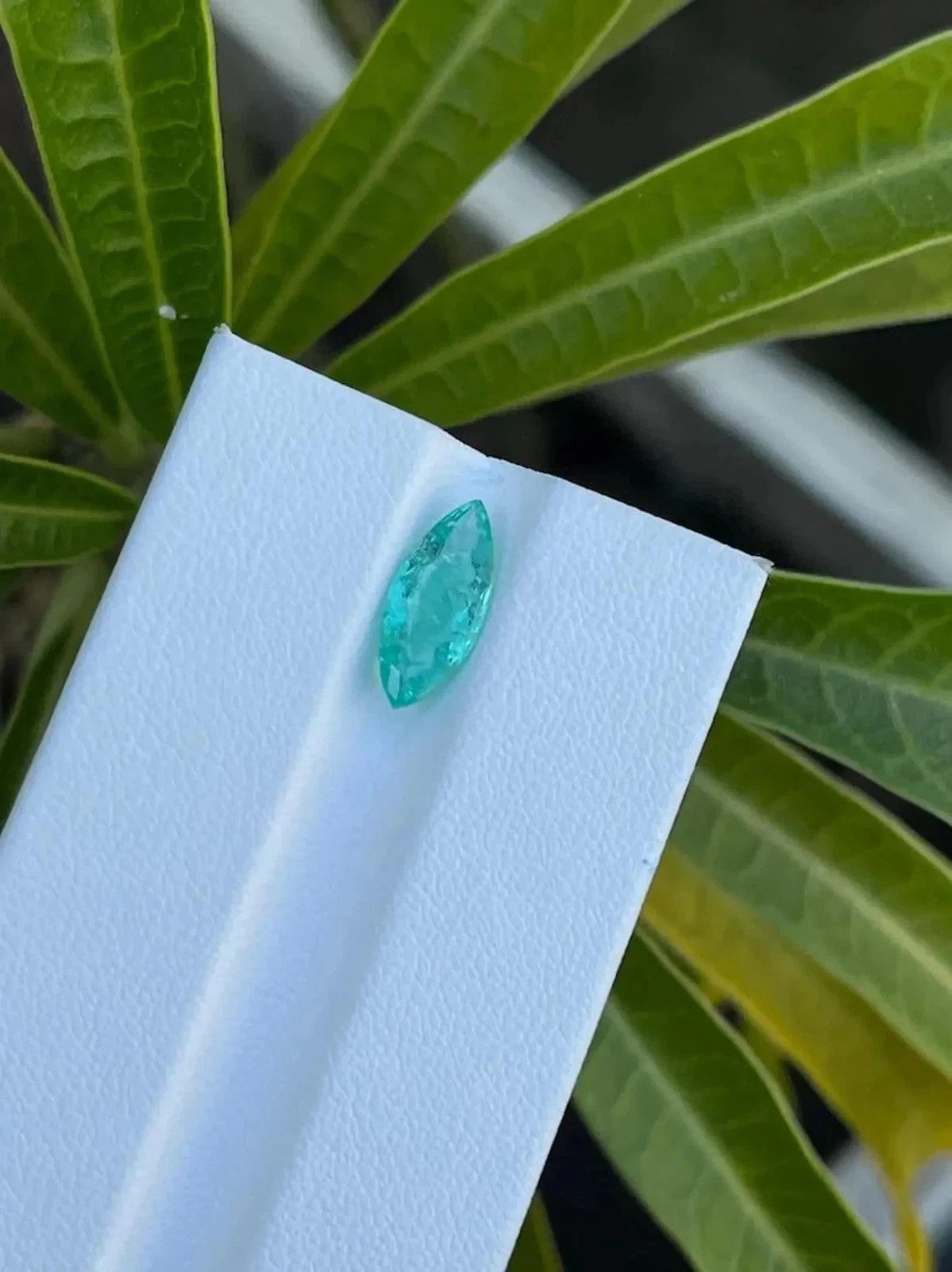 10.25 Ct+ Certified Natural Paraiba Tourmaline Neon Blue Marquise Loose Gemstone