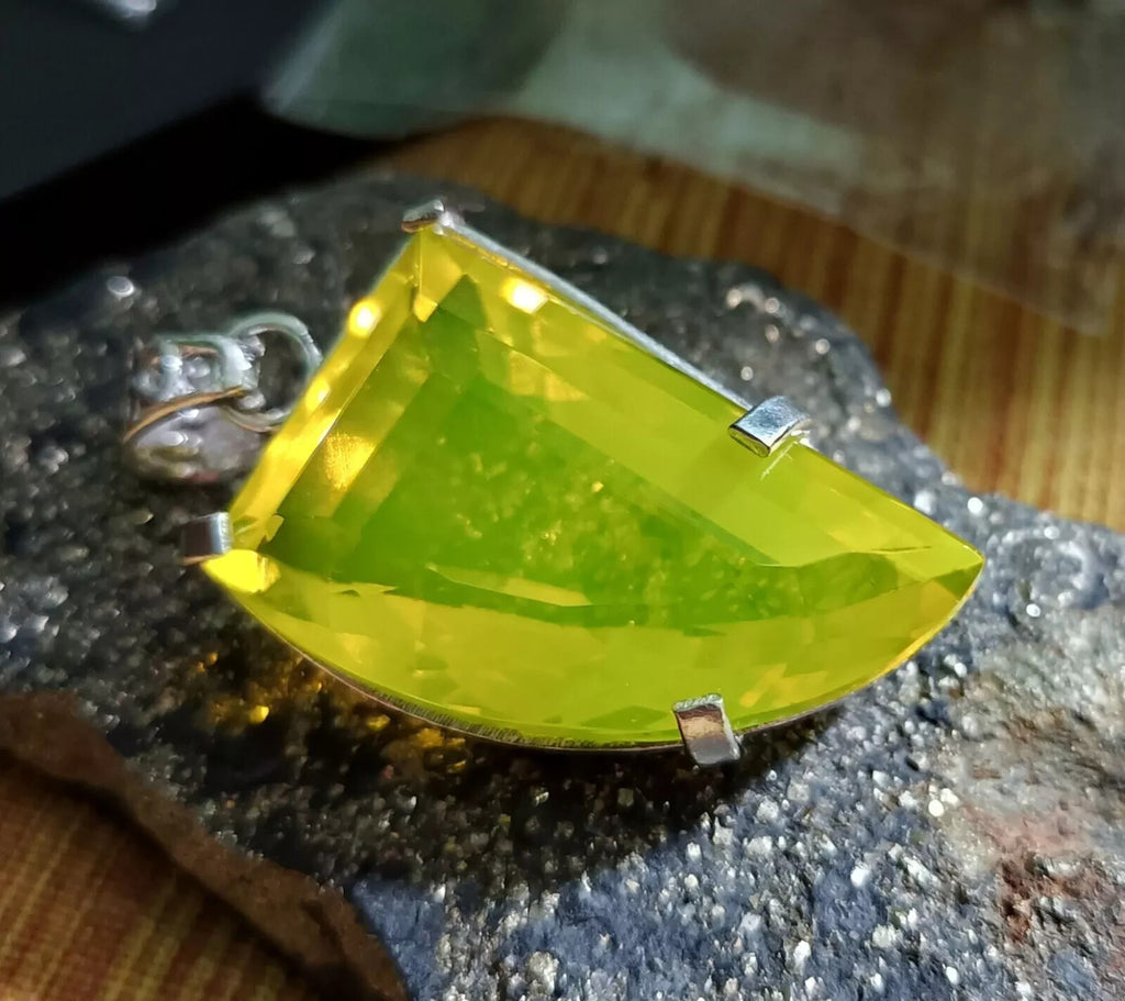 EGL Certified 69.15 Ct Natural Opal 925 Solid Silver Pendant Loose Gemstone