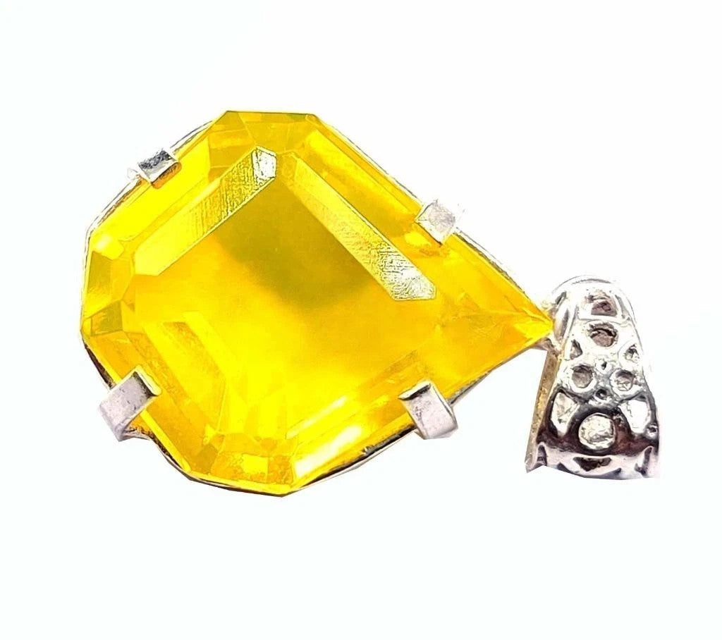 42 CT GIE Certified Natural Welo Opal 925 Solid Silver Pendant Loose Gemstone