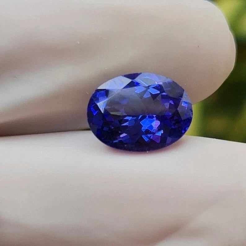 Top Quality 5 Ct+ Natural Rare Blue Sapphire Certified Oval Cut Loose Gemstone