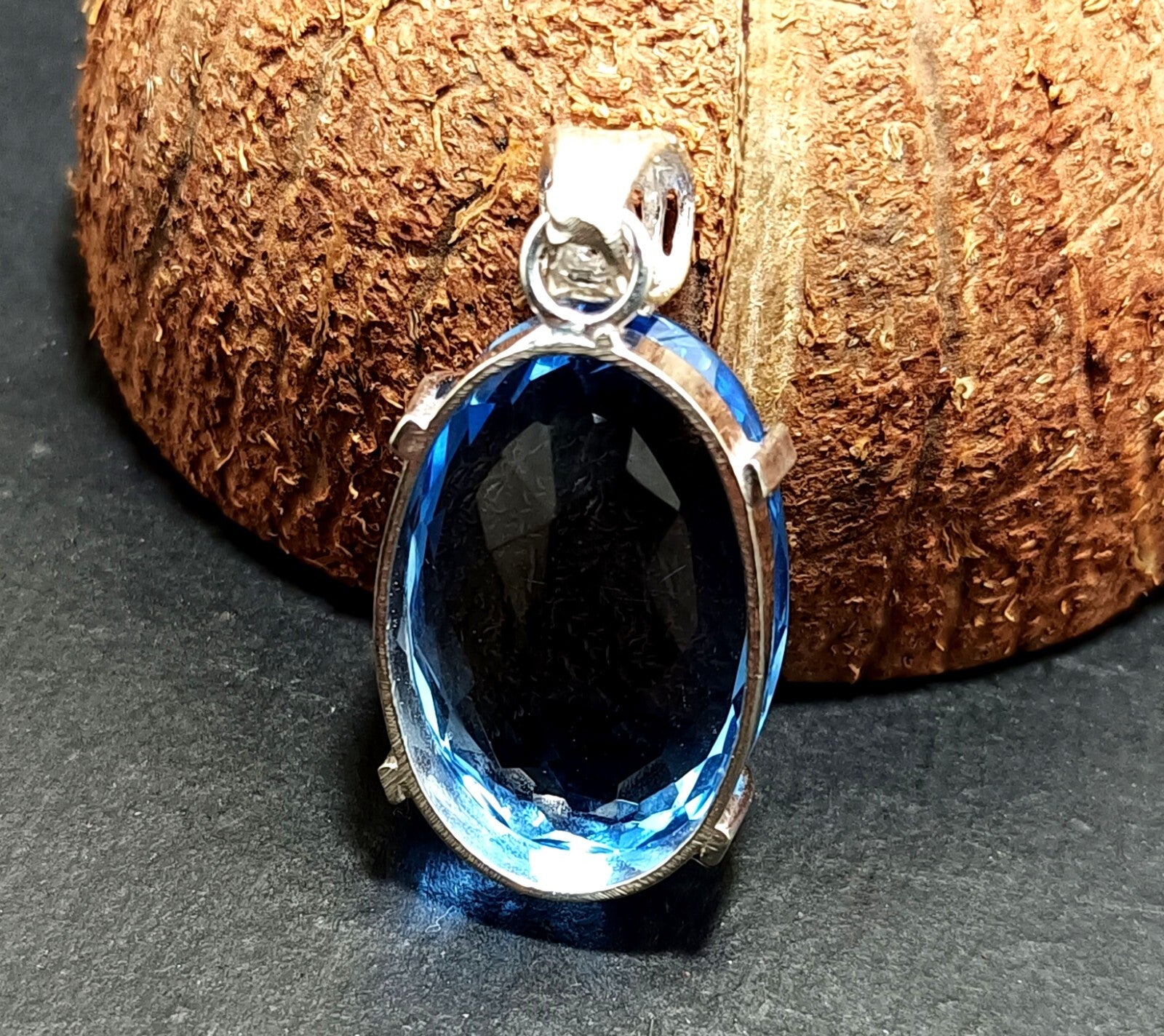 Certified Natural 54.65 Ct Brazilian Round Cut Topaz Pendant Loose Gemstone