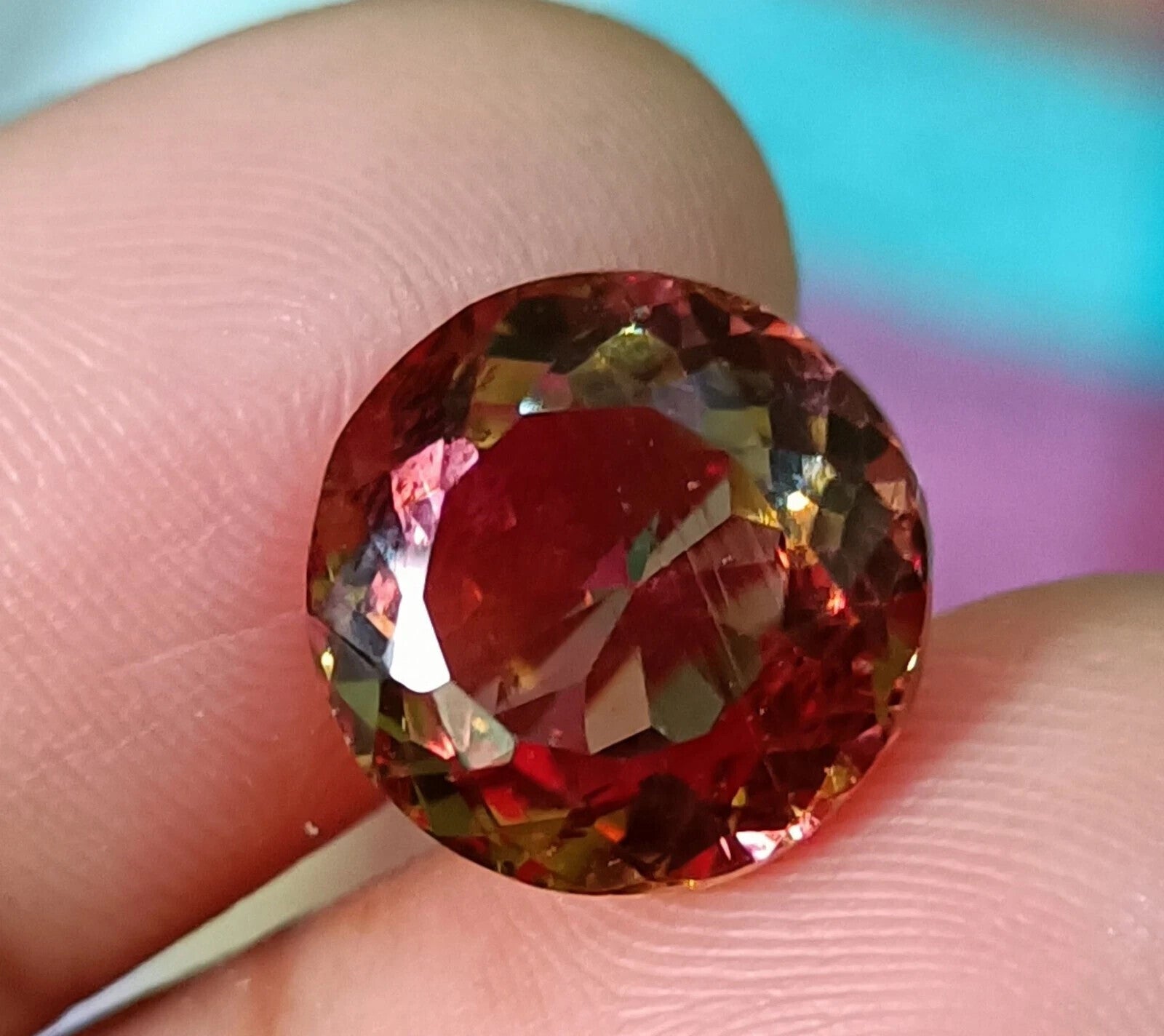 A+ NATURAL Zultanite Bi-Color Change Round Cut Loose CERTIFIED GEMSTONE 4.00 Ct