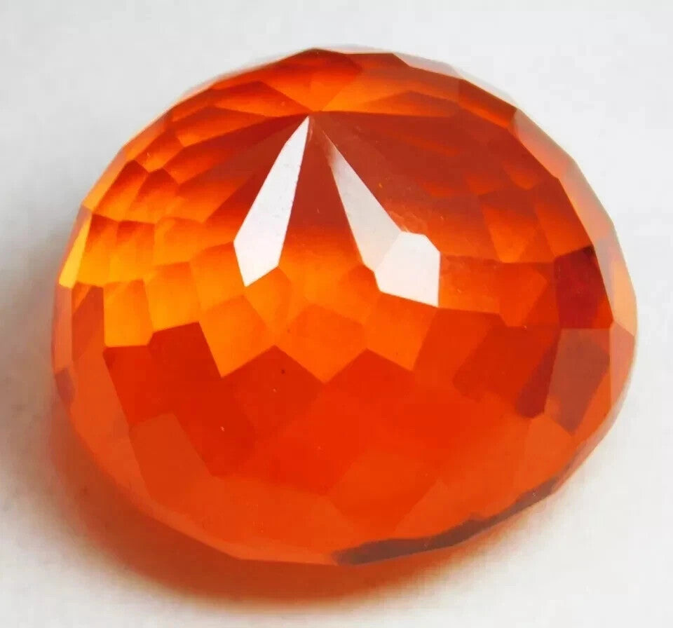 127.30 Ct Natural Brazilian Orange Topaz Round Cut EGL Certified Loose Gemstone